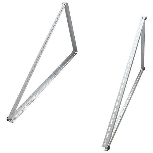 Power Werk - Halterung für Solarpanel Aufständerung bis 118 cm Flachdach PV Solarmodul | Verstellbar 0-90° | Set | Aluminium | Montagematerial von Power Werk