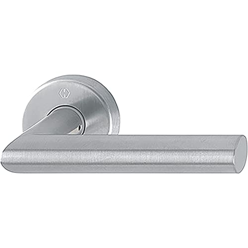 HOPPE 10809073, Edelstahl matt Drückerhalbgarnitur AMSTERDAM Vierkantstift 8 mm von HOPPE
