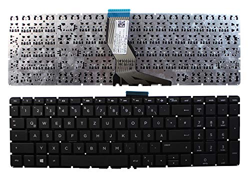 Keyboards4Laptops Deutsch Schwarz kompatible Ersatz Tastatur kompatibel mit HP Home 15-bs065ng von Power4Laptops