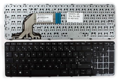 Power4Laptops Deutsch Glänzend Schwarz Rahmen Schwarz kompatible Ersatz Tastatur kompatibel mit HP Pavilion 15-n018ea Power4Laptops Deutsch Glänzend Schwarz Rahmen Schwarz kompatible Ersatz Tastatur kompatibel mit HP Pavilion 15-n018ea von Power4Laptops