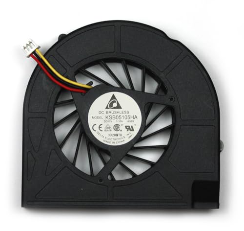 Power4Laptops Ersatz Notebook Lüfter mit nur 3 Befestigungsschrauben Für AMD-Prozessoren kompatibel mit Compaq Presario CQ60-140 von Power4Laptops