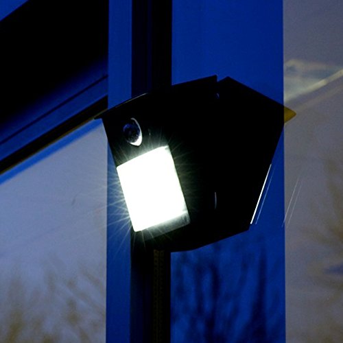 PowerBee ® LED-Außenleuchte mit Bewegungssensor, solarbetrieben, 12 LEDs, entspricht 96 Lumen Infrarot-Bewegungsmelder von PowerBee Ltd