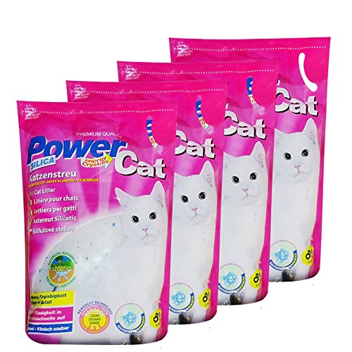 PowerCat 8 l - 4 x 8 l = 32 L PowerCat Magic Silicat Katzenstreu PowerCat 8 l - 4 x 8 l = 32 L PowerCat Magic Silicat Katzenstreu von PowerCat 8 l