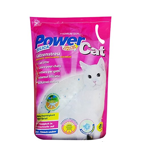 PowerCat 8 l x 8 | 8 x 8 l = 64 L Power CAT Magic SILIKAT KATZENSTREU-PowerCat STREU-Forever CLEAN- von PowerCat 8 l