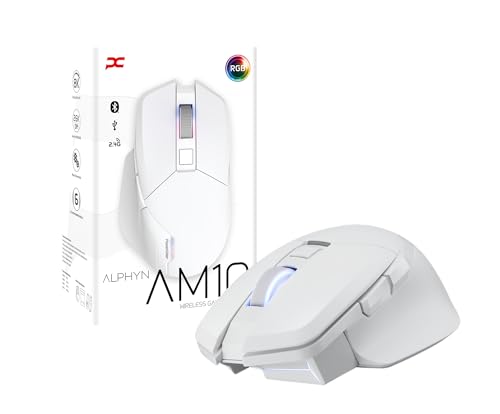 PowerColor ALPHYN AM10 Kabellose Gaming-Maus, Weiß von PowerColor