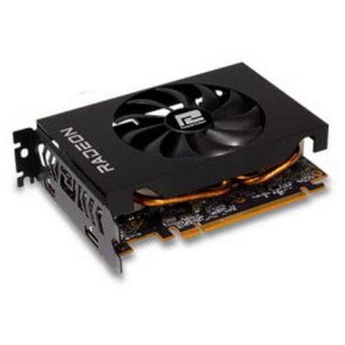 Powercolor AMD Radeon RX 6500XT ITX Gaming Grafikkarte mit 4GB GDDR6 Speicher, AXRX 6500XT 4GBD6-DH von PowerColor