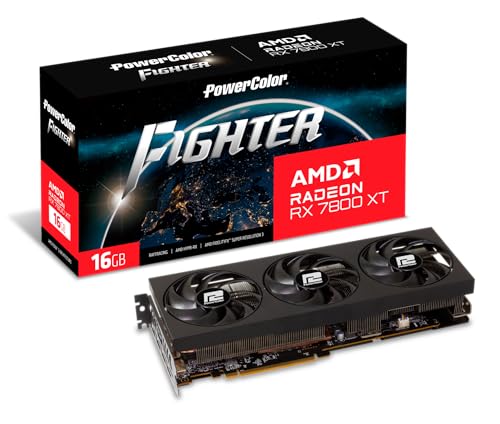 PowerColor RX 7800XT AMD Radeon RX 7800 XT 16 Go GDDR6 von PowerColor