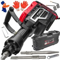 Abbruchhammer 3300W 70J Stemmhammer Meißelhammer Schlaghammer HEX SDS 30 mm + Koffer Abbruchhammer 3300W 70J Stemmhammer Meißelhammer Schlaghammer HEX SDS 30 mm + Koffer von PowerMat