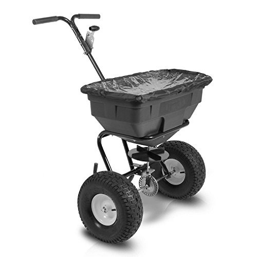 Modell 2025 - POWERPAC - SALZSTREUER HANDSTREUER STREUWAGEN DÜNGESTREUER 60 ltr. von PowerPac Baumaschinen GmbH