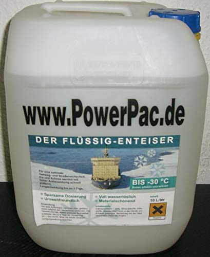 POWERPAC Flüssigtaumittelkanister 10ltr. passend für Flüssig Taumittel Behälter von Elektro-Schneeräumer ES230 - AKKUSCHNEERÄUMER AKKUSCHNEESCHIEBER SCHNEEFRÄSE SCHNEESCHILD von PowerPac