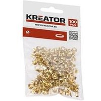 Beutel mit 100 Messingösen 4 mm krt616102 kreator von PowerPlus