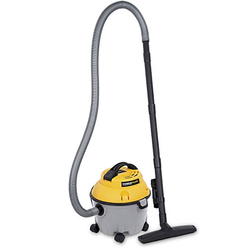 PowerPlus Elektrischer Nasssauger Trockensauger 10L 800W Gelb Beutellos Waschbarer Filter 360° Räder 14 kPa von POWERPLUS