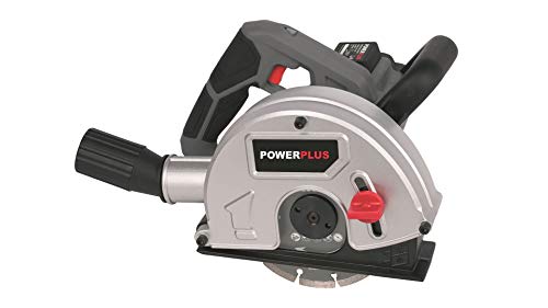 POWER plus Mauernutfräse POWE80050 - Power Schlitzfräse für Wand, Boden und Decke – Wandfräse mit einer Schnittleistung bis 45 mm und ergonomischem Griff von POWERPLUS