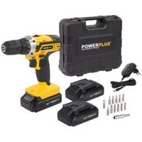 Bohrschrauber 20 V, 3 Lithiumbatterien, Powx00501, Powerplus von PowerPlus