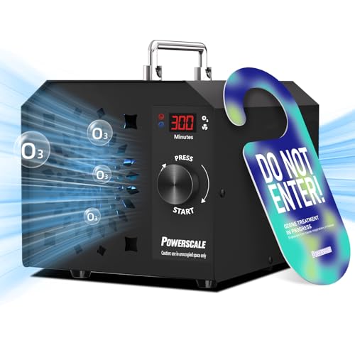 PowerScale OZB2 Gewerblicher Ozongenerator 150.000 mg/h Industrielle Ozongerät zur Geruchsentfernung - Ozon Luftreiniger und Sterilisator für große Häuser & Büros PowerScale OZB2 Gewerblicher Ozongenerator 150.000 mg/h Industrielle Ozongerät zur Geruchsentfernung - Ozon Luftreiniger und Sterilisator für große Häuser & Büros von PowerScale