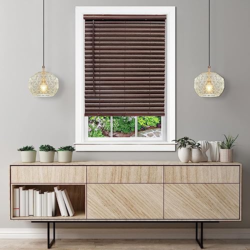 Achim Home Furnishings, Mahogany Cordless GII Luna 2" Vinyl Venetian Blind, 43" x 64" von PowerSellerUSA