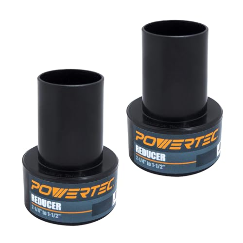 POWERTEC 70164-P2 Reduzierstück, 5,4 cm Außendurchmesser auf 3,8 cm Außendurchmesser, 2 Stück von POWERTEC