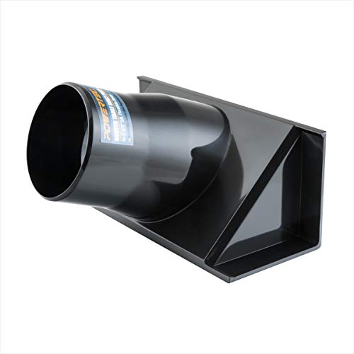 POWERTEC 70288 Oberfrästisch Staubanschluss - Staubsammelschlauch 2-1/2" Anschluss von PowerTec