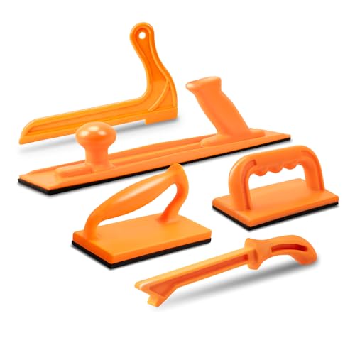 POWERTEC 71009 Safety Push Block and Stick Package, 5-Piece Sicherheits-Druckblock und -stock, Original Version von POWERTEC