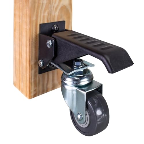 PowerTec workbench casters 17000 Werkbankrollen-Set mit Polyurethan-Rädern und 180 kg Gesamtgewichtskapazität, 4 Stück, merhfarbig, 2-1/2", 400lbs, 4PK PowerTec workbench casters 17000 Werkbankrollen-Set mit Polyurethan-Rädern und 180 kg Gesamtgewichtskapazität, 4 Stück, merhfarbig, 2-1/2", 400lbs, 4PK von PowerTec