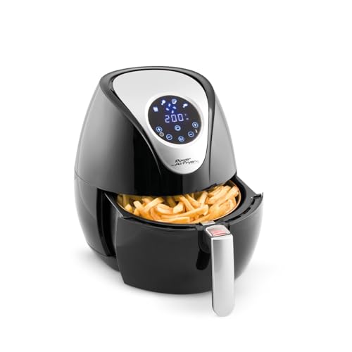PowerXL Air Fryer 2,3 l - Heißluftfritteuse - 6 in 1 Küchengerät – Frittieren ohne Fett - Programmautomatik & Easy-Touch-Display - Antihaftbeschichtung - spülmaschinengeeignet - bis zu 200 °C von PowerXL
