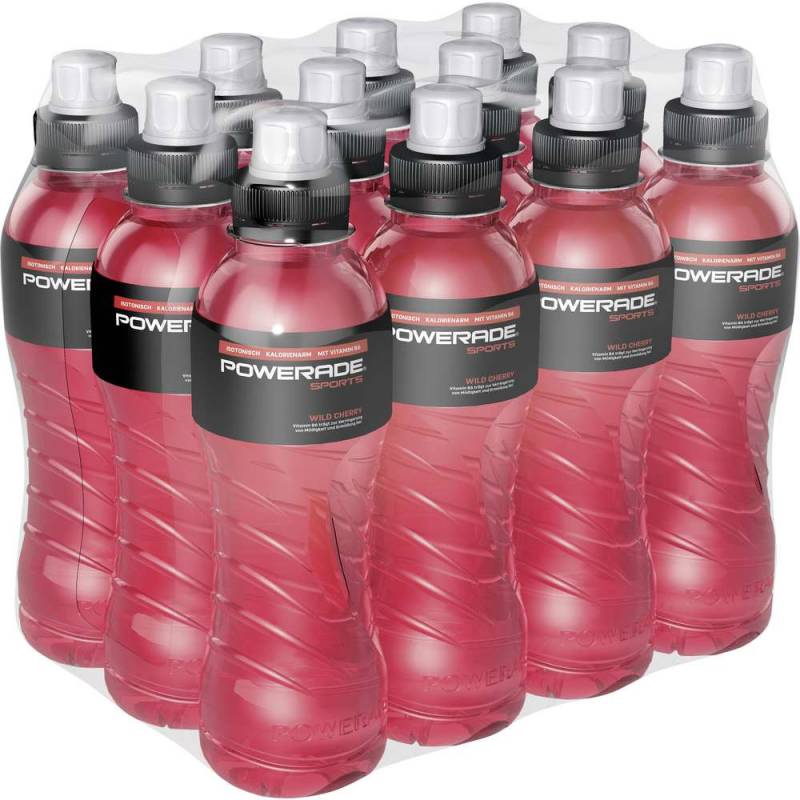 Powerade Sport-Iso Drink Wild Cherry 12x 0,5 l PET von Powerade