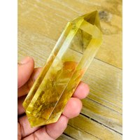 Citrine Quartz Point. Polished. Double Terminated. Water Clear. High Grade. From Brazil Citrine Quartz Point. Polished. Double Terminated. Water Clear. High Grade. From Brazil von Powercrystals888