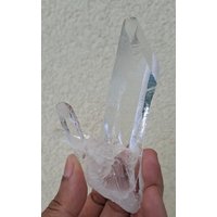Diamantina Quartz Point. Lightning Struck. Gemmy Quality. From Mine, Brazil Diamantina Quartz Point. Lightning Struck. Gemmy Quality. From Mine, Brazil von Powercrystals888