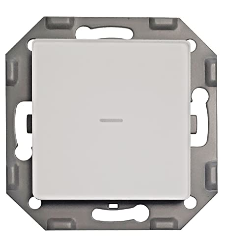 PowerRay WiFi Touch Smart Switch Licht Schalter - PR-SSW-01 - Glas mit 5,5 x 5,5 cm Adapter von Powerray