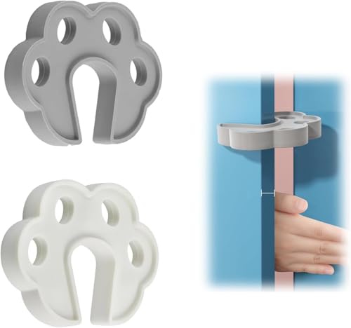 Powerruif 2 Stück Tür Klemmschutz, Waschmaschinen Türhalter Klemmschutz für Türen Kinder Baby Finger Einklemmschutz Kindersicherung für Türblatt und Fenster Passend für die Meisten Waschmaschinen von Powerruif