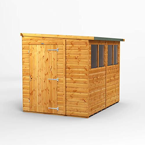 Powersheds Hochwertige Grad Pultdach Gartenhaus mit Sicherheitsfunktionen, Tür & Fenster anpassbar, aus extra dickem Gradsholz & gehärtetem Glas Powersheds Hochwertige Grad Pultdach Gartenhaus mit Sicherheitsfunktionen, Tür & Fenster anpassbar, aus extra dickem Gradsholz & gehärtetem Glas von Powersheds