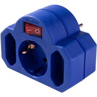 Abschaltbarer Zwischenstecker - Blau von Powertec Electric