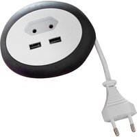 Reiseadapter - Schwarz von Powertec Electric