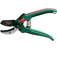 Amboss-Schere mit 2-Komponenten-Griff, ca. 4 cm Klingenlänge – Schwarz von Powertec Garden