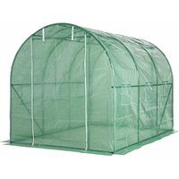 Foliengewächshaus, Tomatengewächshaus mit 6 Fenster ca. 300x200x200 cm von Powertec Garden
