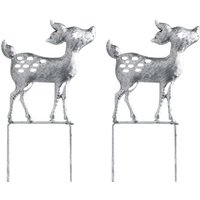 Metallstecker, 2er-Set - Reh Metallstecker, 2er-Set - Reh von Powertec Garden