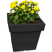 Powertec Garden Pflanztopf „Vigo“ eckig - 14,0 L Anthrazit von Powertec Garden