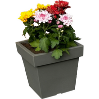 Powertec Garden Pflanztopf „Vigo“ eckig - 4,0 L Steingrau von Powertec Garden