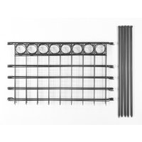 Teichzaun 4er Set, -ca.1000x600mm - Grau, 21FS10 Teichzaun 4er Set, -ca.1000x600mm - Grau, 21FS10 von Powertec Garden