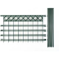 Powertec Garden Zaun-4er Set, ca. 1000 x 600 mm - Grün, 21FS14 von Powertec Garden