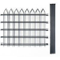 Powertec Garden Zaun-4er Set, ca. 1000 x 800 mm - Grau, 21FS03 von Powertec Garden