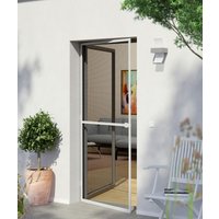 IS-Tür 100x210cm Insektenschutz Weiß von Powertec