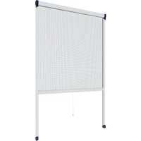 Insektenschutz -Rollo Fenster 130x160cm Weiß von Powertec