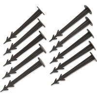 Laubschutz-Netz 10x4m + 20 Netzhal. von Powertec