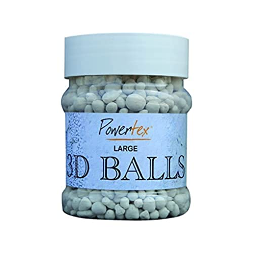Powertex Stoneart Powertex 3D Balls Large 230 ml für Bilder als Strukturmittel grobe Körnung 100ml von Powertex