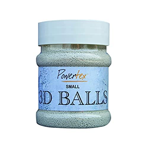 Powertex Stoneart Powertex 3D Balls small 230 ml für Bilder als Strukturmittel feine Körnung 100ml von Powertex