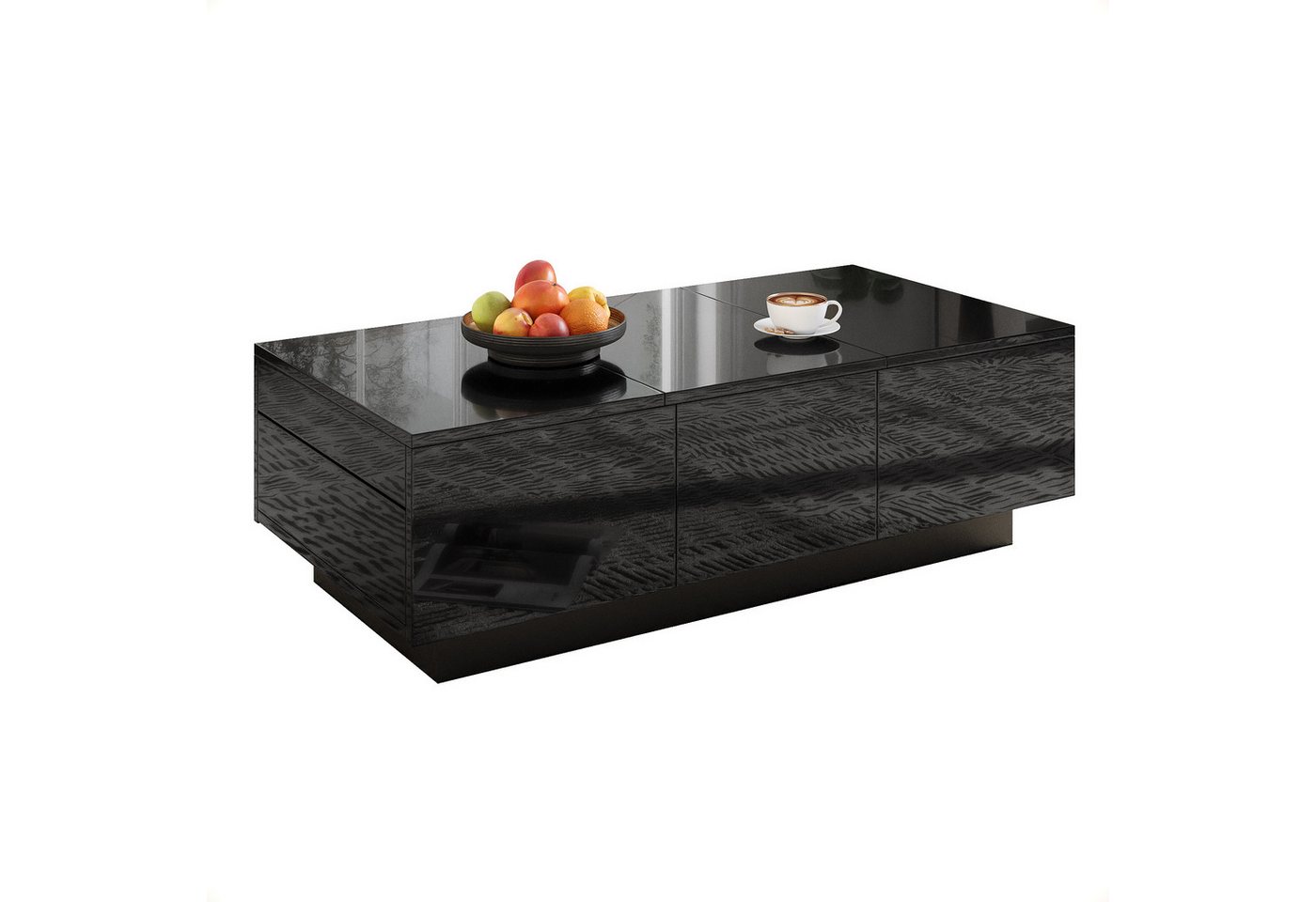 Powerwill Couchtisch Moderner schwarzer Hochglanz (Set, 1Tisch), Breite 100 cm von Powerwill