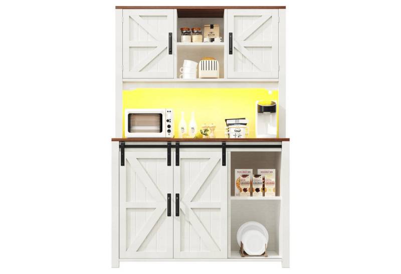 Powerwill Hochschrank Küchenschränke Hohe Küchen Sideboards (Set, 1er Set) Breite 115 cm von Powerwill