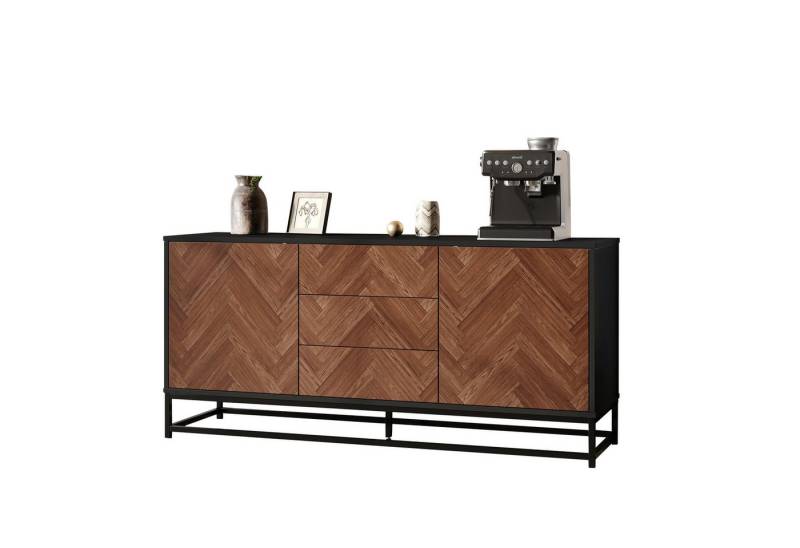 Powerwill Lowboard Wohnzimmerschrank mit Verstellbare Trennwände (Set, 1er set), Breite 145 cm von Powerwill