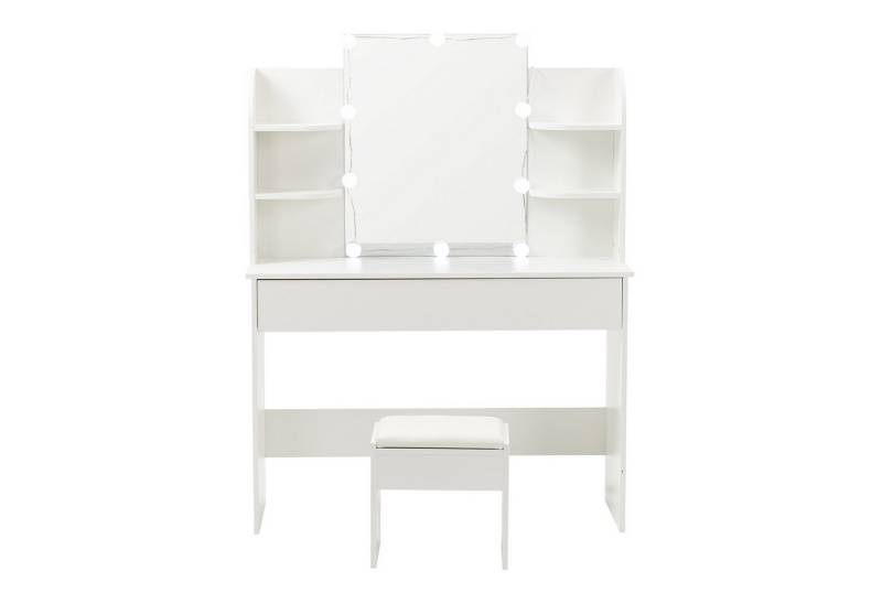 Powerwill Schminktisch mit Spiegel, LED-Beleuchtung und Schubladen (Set, 2er Set), Breite 105 cm von Powerwill